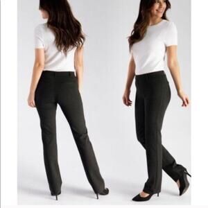 Betabrand Charcoal Gray Flare Leg Yoga Dress Pants Size Woman's XL Petite